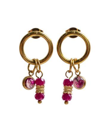 Pendientes Granate